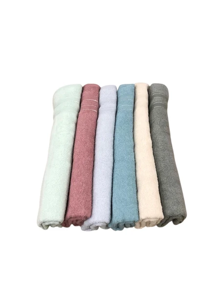 12 Li Durul Mine %100 Pamuklu Ekonomik Kuaför Berber El Yüz Havlusu 50 x 85 ürün görseli