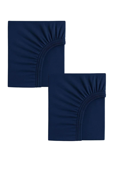 2 Adet Pamuklu ve Lastikli 60 x 120 x 15 cm Penye Bebek Çarşaf ürün görseli