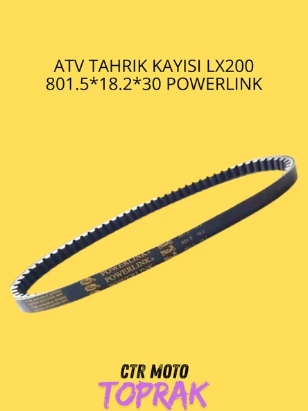 ATV Tahrik Kayışı LX200 – 801.5x18.2x30 Powerlink V Kayış Aktarma Kayışı - 1