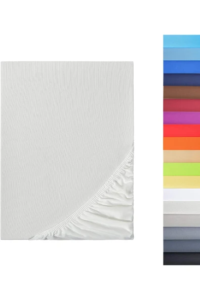 Organik %100 Pamuk Lastikli Bebek Çarşafı Geniş Ölçü Aralığı ürün görseli