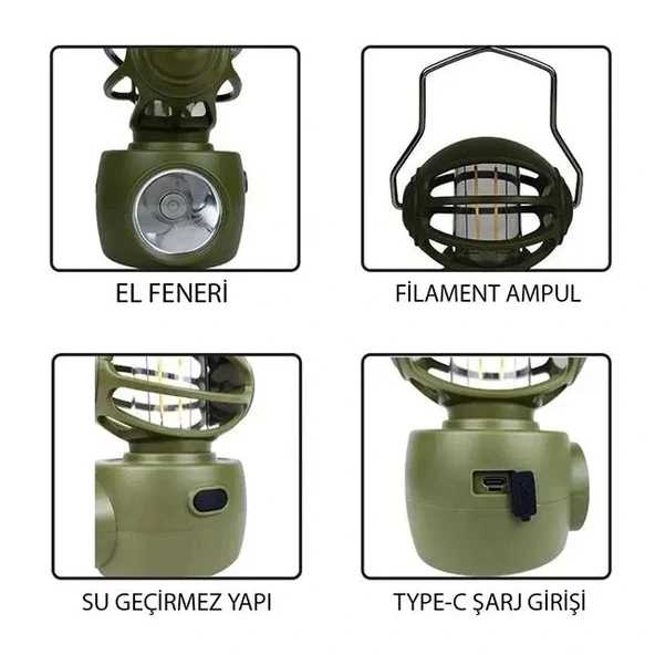 Powermaster Lf-3328b 30watt Kamp Lambası - Resim 2