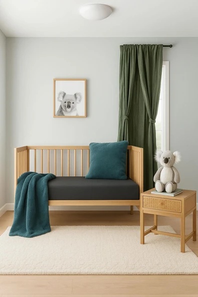 2 Adet Pamuklu ve Lastikli 60 x 120 x 15 cm Penye Bebek Çarşaf - Resim 4