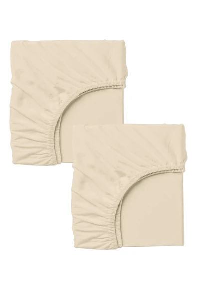 2 Adet Pamuklu Ve Lastikli 60 X 120 X 15 Cm Penye Bebek Çarşaf ürün görseli