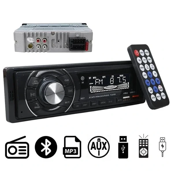 Carstar Cs-950 Çift Usb/sd/fm/aux/bluetooth Kumandalı Oto Teyp 4x60 Watt