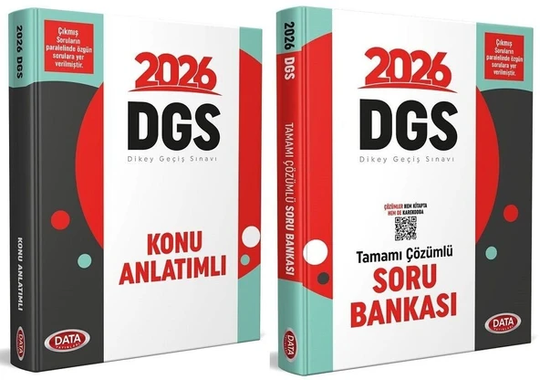 Data 2026 DGS Konu + Soru Bankası 2 li Set Data Yayınları ürün görseli