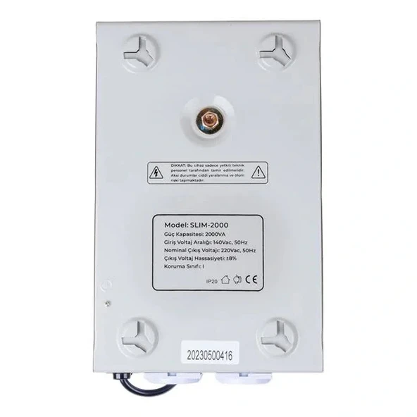 Powermaster Slım-2000 Otomatik 2000 Watt Kombi Voltaj Regülatörü - 3
