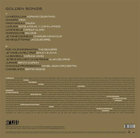 Golden Songs - Plak - 2