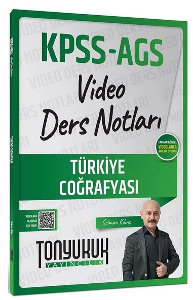 Tonyukuk 2026 KPSS MEB-AGS Türkiye Coğrafyası Video Ders Notları - Selman Kılınç Tonyukuk Yayıncılık ürün görseli 1