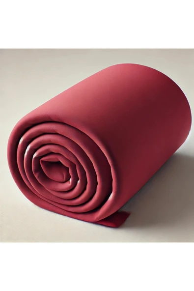 Lastikli  %100 Pamuk Penye Çarşaf 180 x 200 Battal Boy Bordo ürün görseli