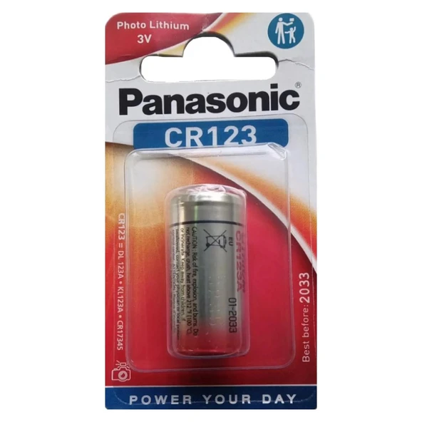 Panasonic CR123AL/1B CR123 Tekli Fotoğraf Makinesi Pili - 2