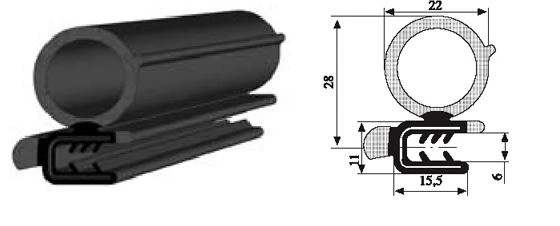 AUTO FT125-108 KAPI FİTİLİ ÜNİVERSAL 21 MM 50 MT - 1