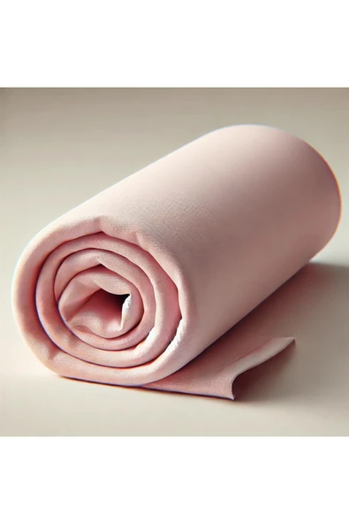 Lastikli  %100 Pamuk Penye Çarşaf Tek Kişilik Pembe ürün görseli