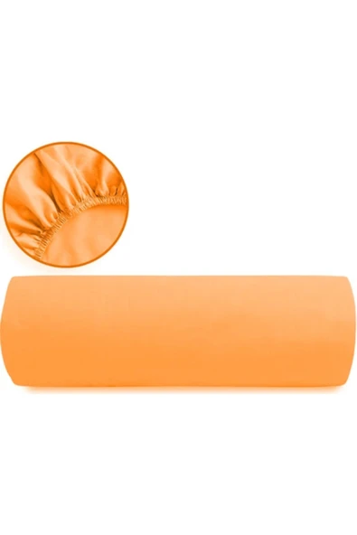 Turuncu Penye Çift Kişilik  Lastikli Çarşaf Takımı 180 x 200 cm ürün görseli
