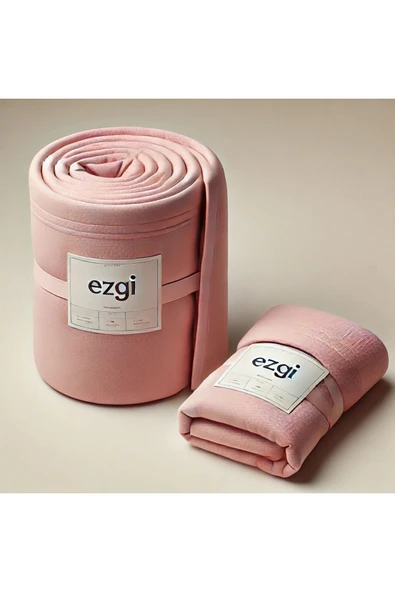 Çift Kişilik Pembe Ranforce Dokuma Lastikli Çarşaf ve Yastık Kılıfı 160x200+30'ar CM Köşe Yüksekliği ürün görseli