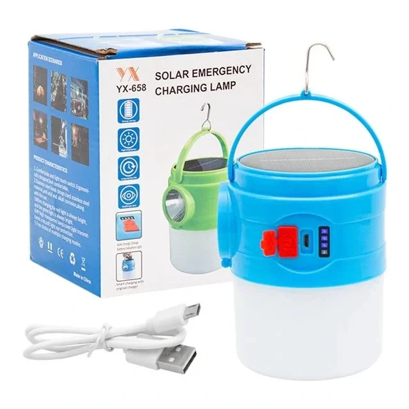 Powermaster 100w Çok Fonksiyonlu Solar Acil Durum Lambası Pm-17840 - Resim 3