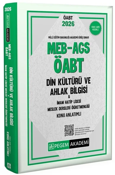 Pegem 2026 ÖABT MEB-AGS Din Kültürü ve Ahlak Bilgisi Öğretmenliği Konu Anlatımlı Pegem Akademi Yayınları ürün görseli 1