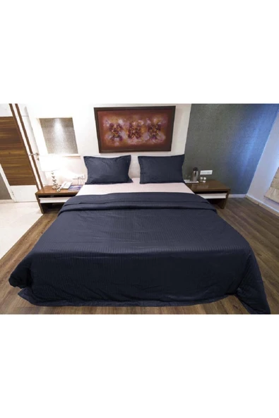 Stella Flavo 2'li Yastık Kılıfı 50x70+20cm Kapaklı Lacivert - 3