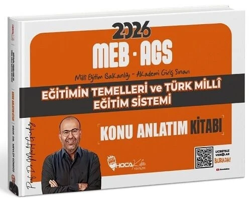 Hoca Kafası 2026 MEB-AGS Eğitimin Temelleri ve Türk Milli Eğitim Sistemi Konu Anlatım Kitabı - Mevlüt Gündüz Hoca Kafası Yayınları ürün görseli 1