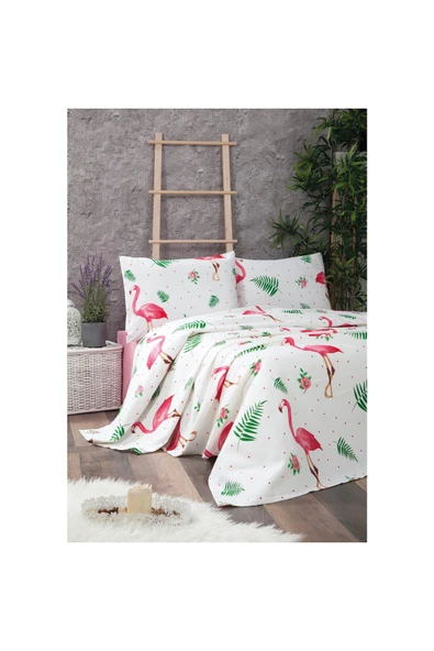 Çocuk Desen Çarşafı Lastikli Tek Kişilik Nevresim Takımı 2 Yastıklı ürün görseli