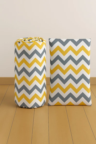 Tek Kişilik Desenli Lastikli Çarşaf Seti 100x200 Cm + 1 Yastık Kılıfı 50x70 - Resim 2