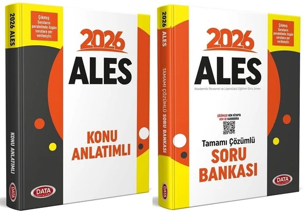 Data 2026 ALES Konu + Soru Bankası 2 li Set Data Yayınları