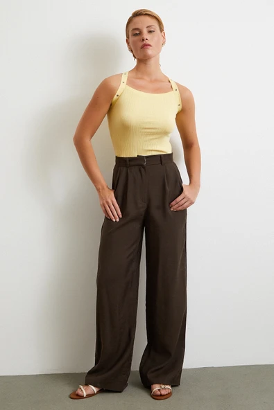 Arkası Çapraz Bağlamalı Top Sarı - Resim 2