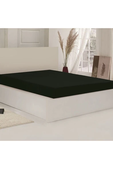 Mer-tim Penye Battal Boy Lastikli Çarşaf Siyah 180*200 ürün görseli
