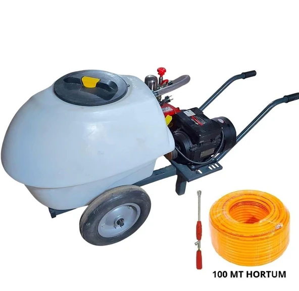 Gardenpro GP60E Büyük Pompa Elektrikli İlaçlama Makinası 60 Lt + 100 Mt Hortum