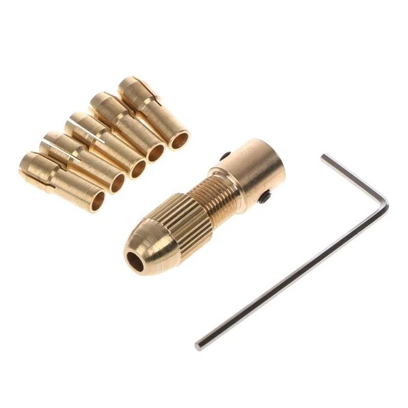 5339 Motor Mili Uyumlu Pensli Mini Mandren Set 7 Parça ürün görseli