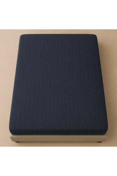 %100 Pamuk Lastikli Havlu Çarşaf Tek Kişilik 100x200 CM+25er cm köşe ve yan yükseklik - 2