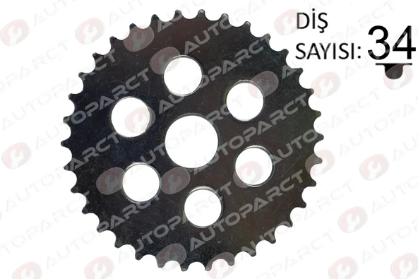 AUTO E131060 EKSANTRİK DİŞLİ 1400 R12 R9 7700655335 ürün görseli