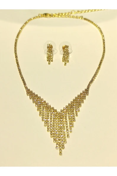 Monalisa Home Lüks Kolye Küpe Seti