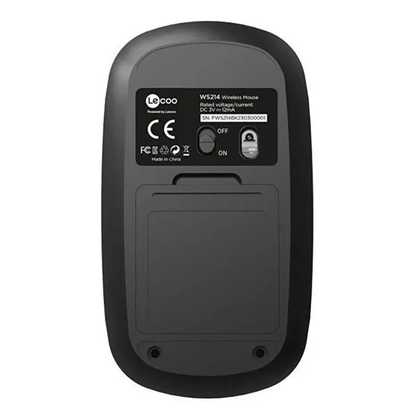 Lenovo Lecoo Ws214 2.4ghz Kablosuz 1200dpı Siyah Optik Mouse - 2