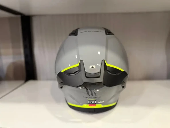 KASK MT STINGER A12 PARLAK NARDO GRİ - 4