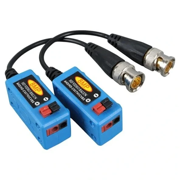 Powermaster Pm-3893 8mp Max 600 Metre Hd-tvı/cvı/ahd/cvbs Hd Video Balun