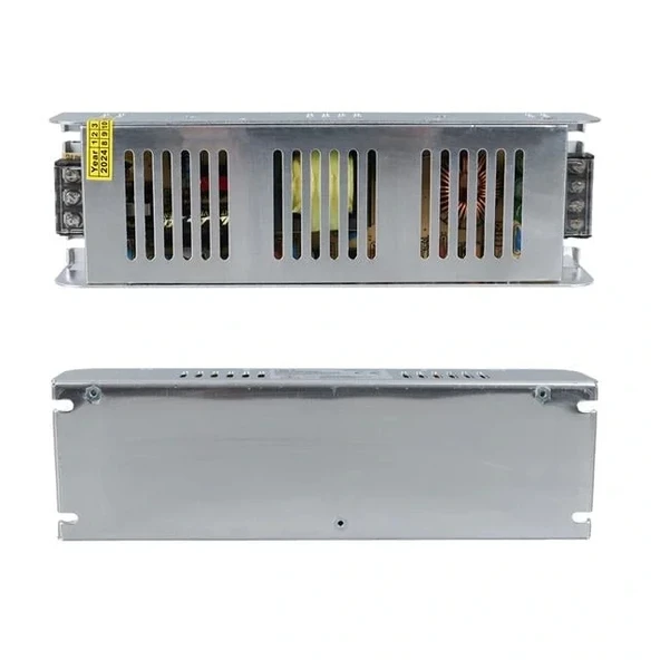 Ledx Aln-m1220s 12 Volt 20 Amper 240 Watt Slim Metal Kasa Adaptör 225x65x38mm ürün görseli 1