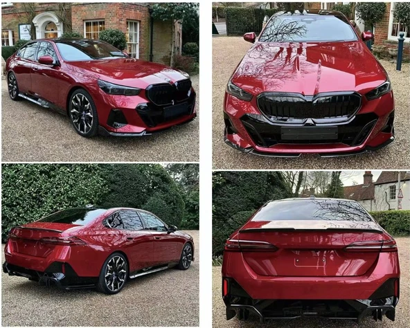 Bmw 5 Serisi 2023+ G60 İçin AERO KIT (PIANO BLACK) - Resim 4