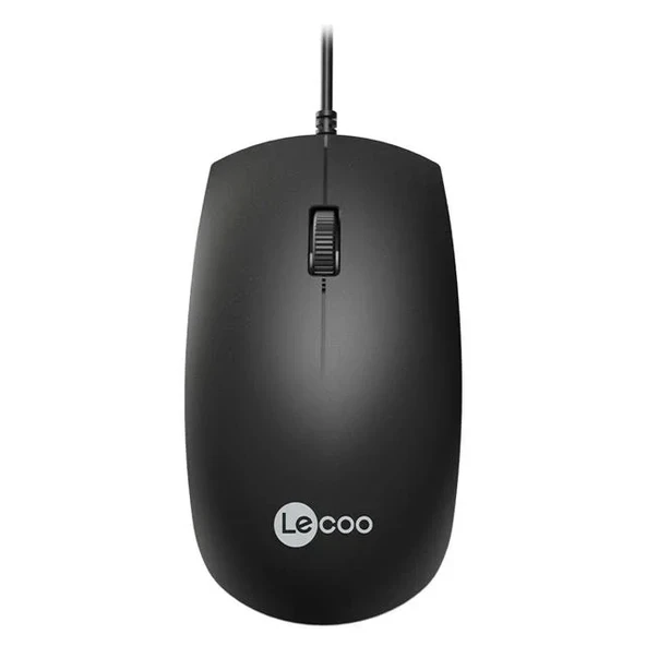 Lenovo Lecoo Ms100 Usb Kablolu 1000dpı Siyah Optik Mouse - 2