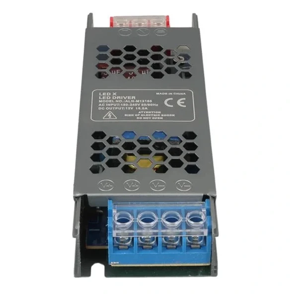Ledx Aln-m12165 12 Volt 16.5 Amper 72x24x12mmultra Slim Metal Kasa Adaptör - 3