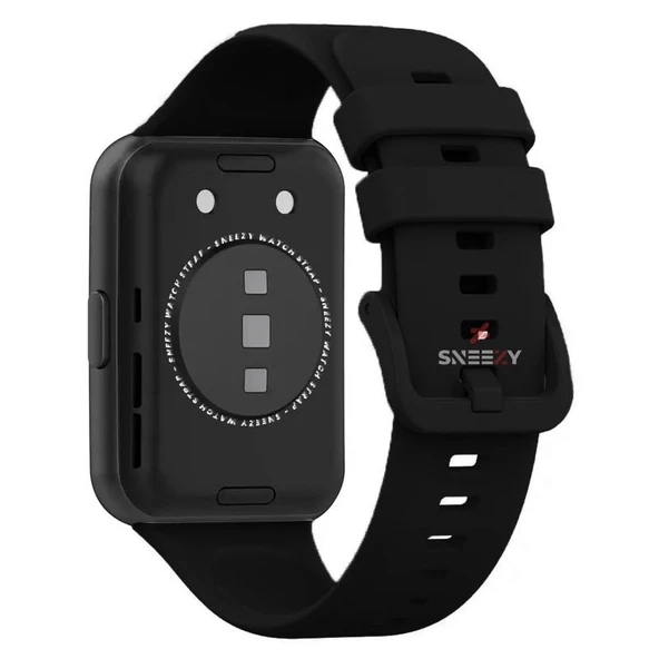 Huawei Watch Fit 2 Uyumlu PureLux Tam Uyumlu Silikon Kordon  Siyah - 2