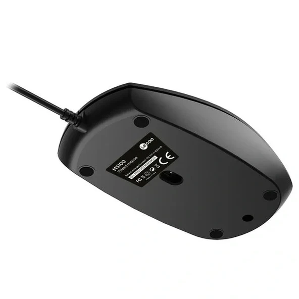 Lenovo Lecoo Ms100 Usb Kablolu 1000dpı Siyah Optik Mouse - 3