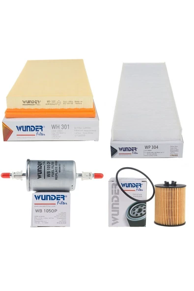 Opel Vectra B 1.8/2.5 Periyodik Bakım Filtre Seti (VECTRAB-BAKIM-2) ürün görseli 1