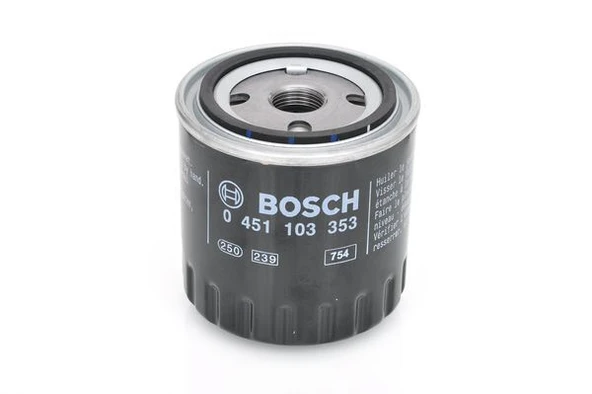 BOSCH 0451103353 YAĞ FİLTRESİ CLIO I 1.9D 91-98 - LGN I 2.2DT 96-01 - TRAFIC-R21 2.1D 89-94 -MASTER 2.1D 80-98 8200007832 ürün görseli 1
