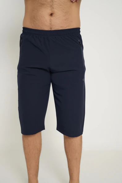 Crozwise Spor Lycra Erkek Capri Siyah 8043 ürün görseli 1