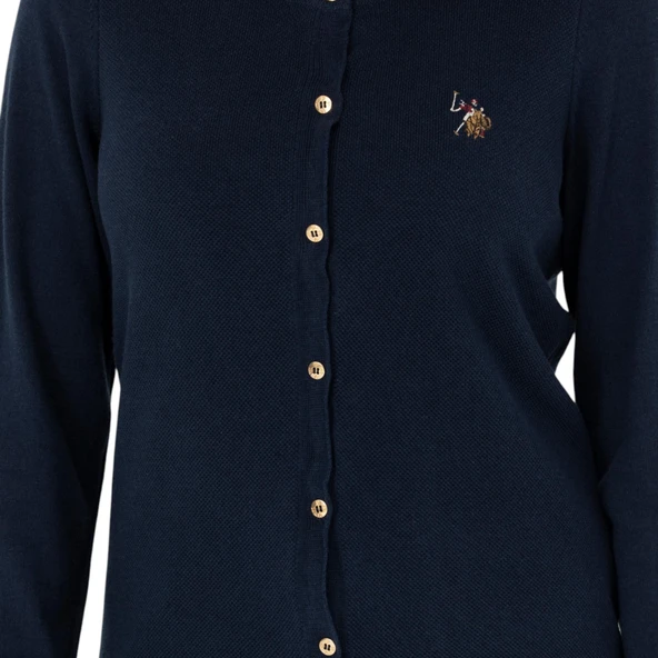 Kadın Basic Triko Hırka 50269008-VR014 - Resim 6