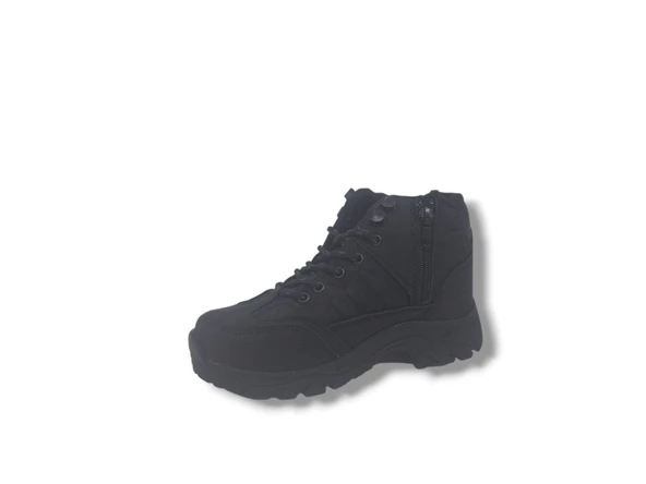 Scot 769 Erkek Çocuk Siyah Bağcıklı Fermuarlı Bot - Resim 3