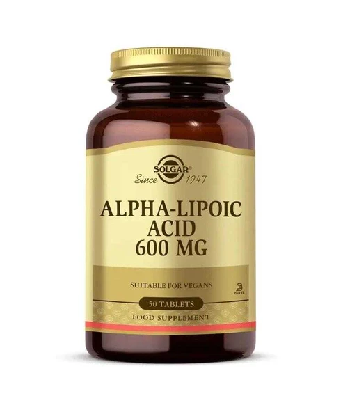 Solgar Alpha Lipoic Acid 600 mg 50 Tablet ürün görseli