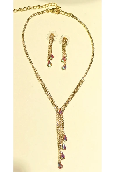 Monalisa Home Lüks Kolye Küpe Seti ürün görseli 1