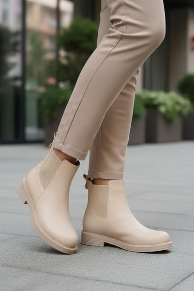 Aspor Bej Polarlı Kadın Chelsea Bot - Resim 5