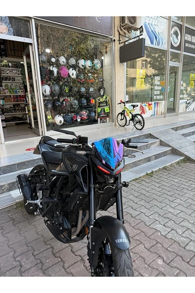 Motosiklet Yarasa Ayna H2 AYna Gidon Üstü Supermoto - Resim 3